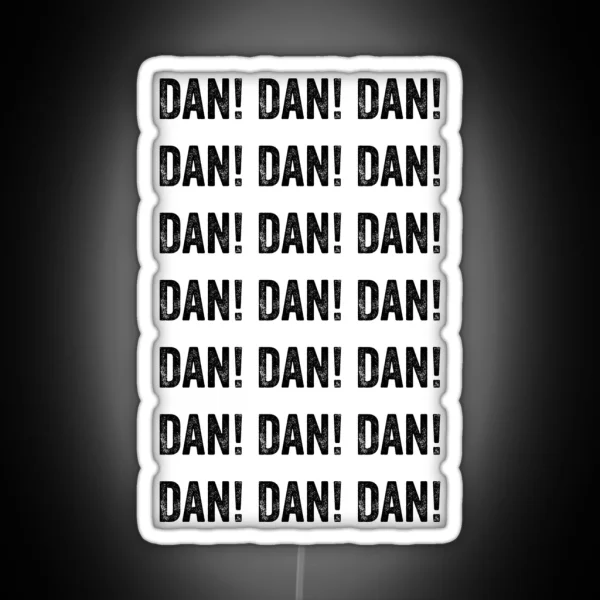 Alan Partridge DAN DAN DAN DAN Quote RGB Neon Sign