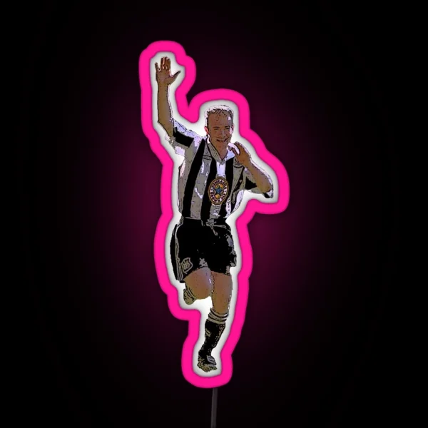 Alan Shearer RGB Neon Sign