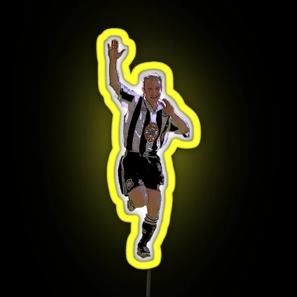 Alan Shearer RGB Neon Sign