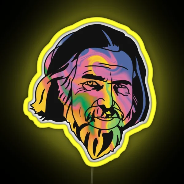 Alan Watts RGB Neon Sign