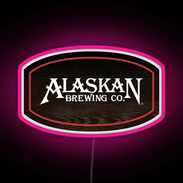 Alaskan Brewing Logo RGB Neon Sign