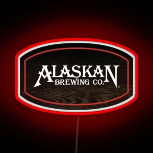 Alaskan Brewing Logo RGB Neon Sign