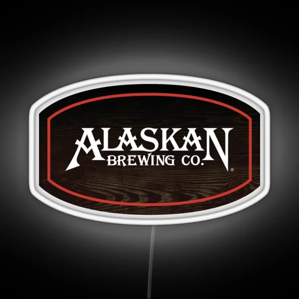 Alaskan Brewing Logo RGB Neon Sign
