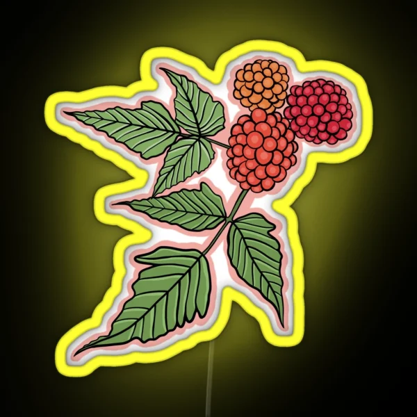 Alaskan Wild Salmonberry RGB Neon Sign