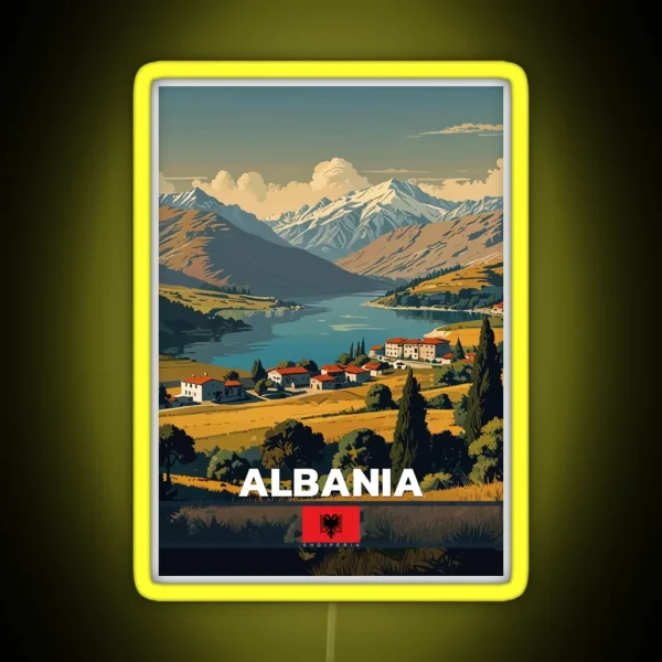 Albania Travel RGB Neon Sign