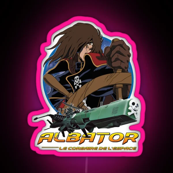 Albator Captain Harlock RGB Neon Sign