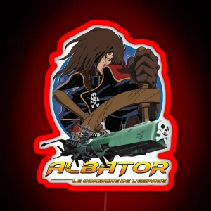 Albator Captain Harlock RGB Neon Sign