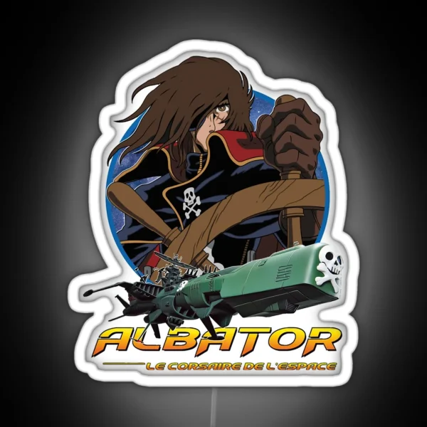 Albator Captain Harlock RGB Neon Sign
