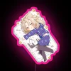Vibrant Albedo Neon Canvas Sign with Color-Changing RGB Lighting Effects