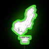 Albert Park Australia Track Map RGB Neon Sign - Image 4