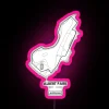 Albert Park Australia Track Map RGB Neon Sign - Image 6