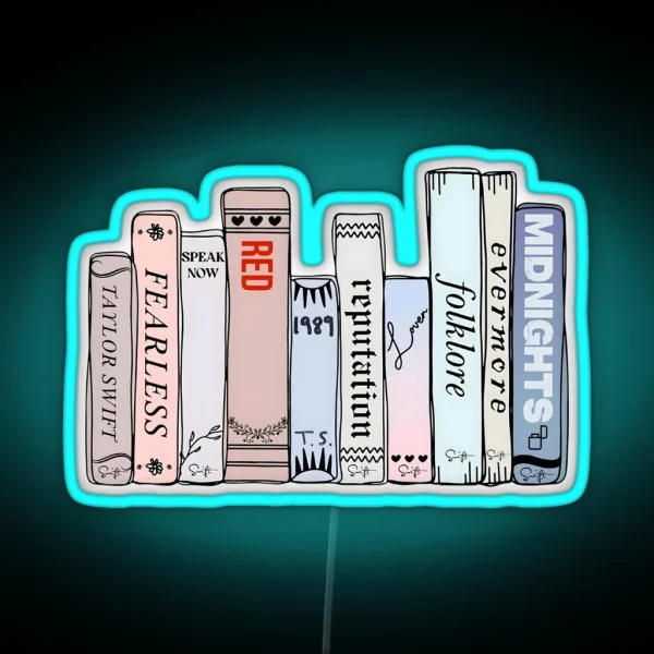 Album Books RGB Neon Sign
