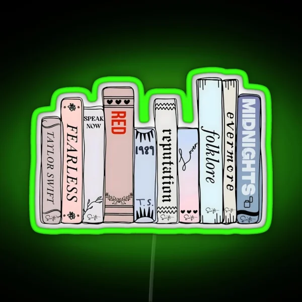 Album Books RGB Neon Sign