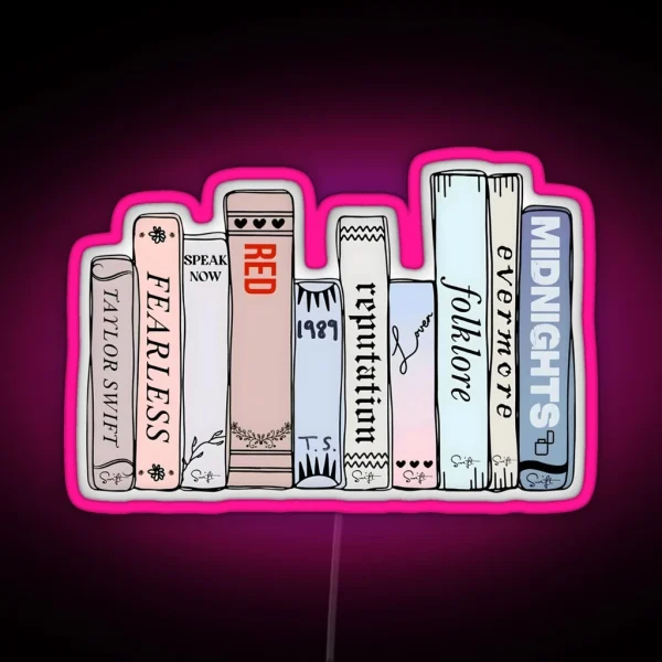 Album Books RGB Neon Sign