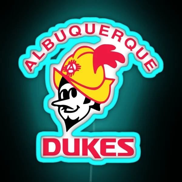 Albuquerque Dukes RGB Neon Sign
