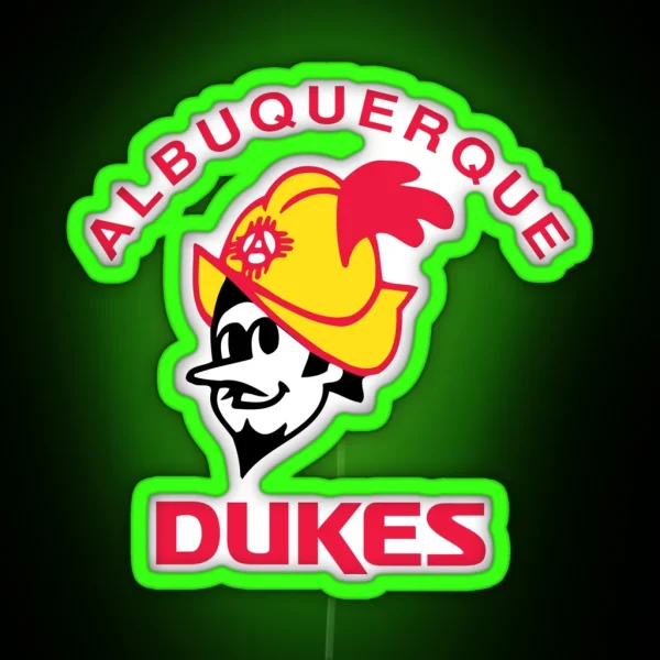 Albuquerque Dukes RGB Neon Sign