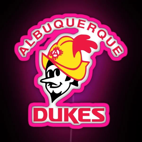 Albuquerque Dukes RGB Neon Sign