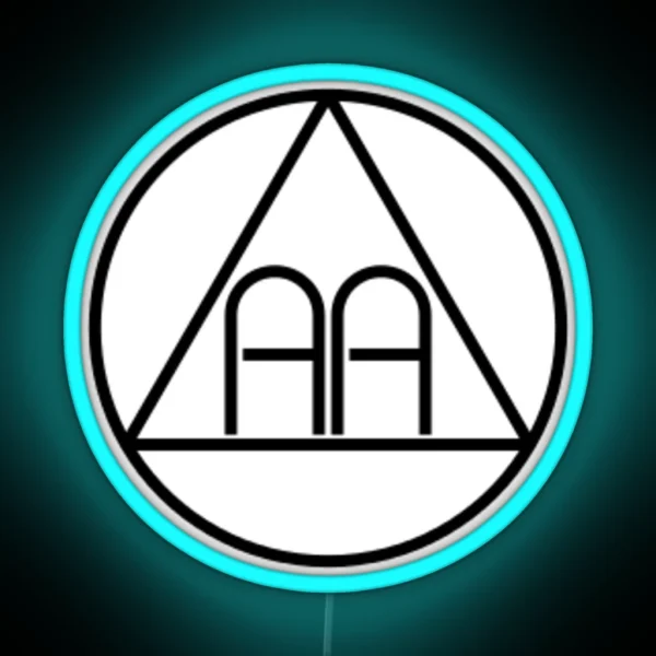 Alcoholics Anonymous Merchendise RGB Neon Sign