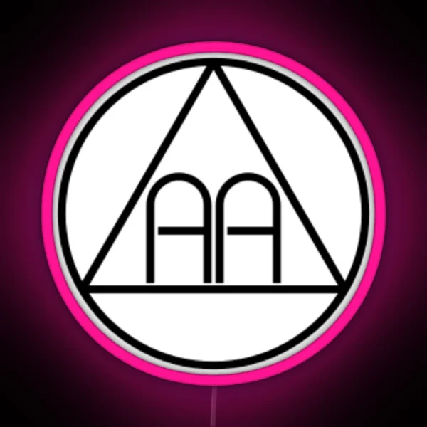 Alcoholics Anonymous Merchendise RGB Neon Sign