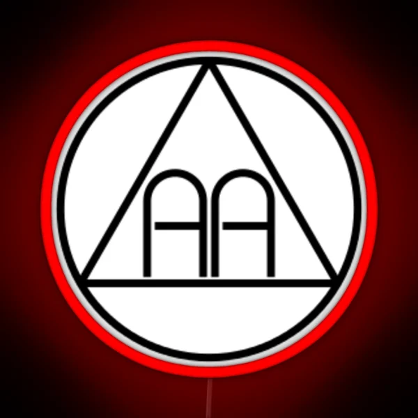 Alcoholics Anonymous Merchendise RGB Neon Sign