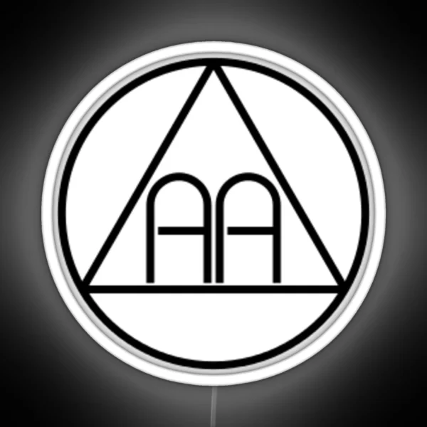 Alcoholics Anonymous Merchendise RGB Neon Sign