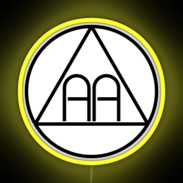 Alcoholics Anonymous Merchendise RGB Neon Sign