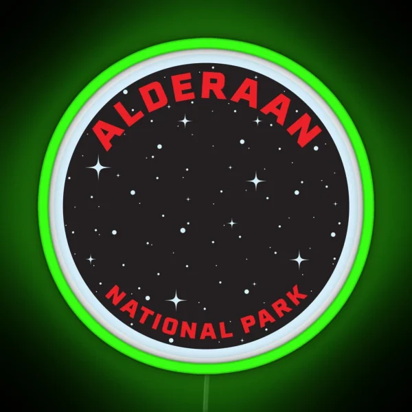 Alderaan National Park RGB Neon Sign