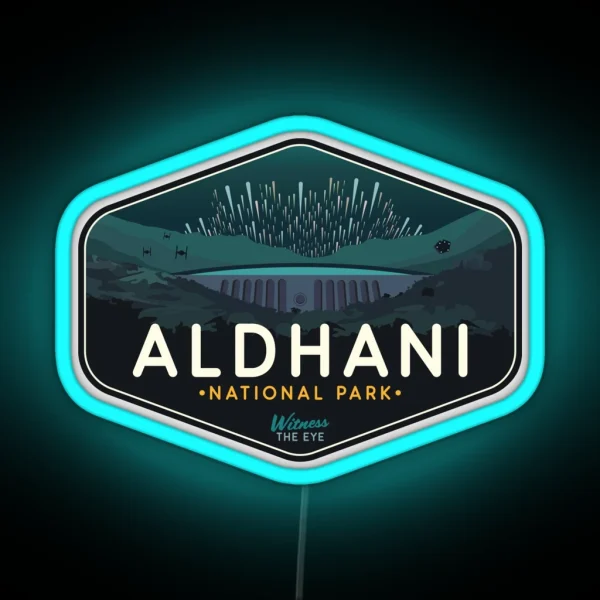 Aldhani National Park Witness The Eye RGB Neon Sign
