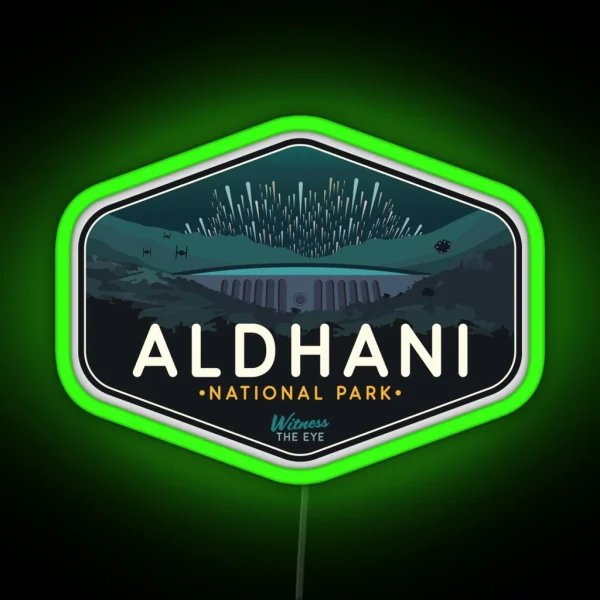 Aldhani National Park Witness The Eye RGB Neon Sign