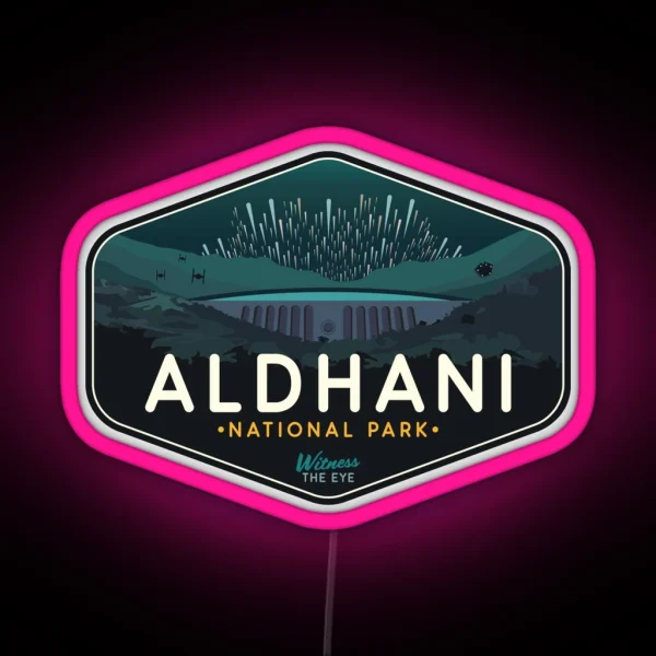 Aldhani National Park Witness The Eye RGB Neon Sign