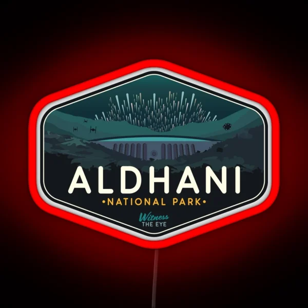 Aldhani National Park Witness The Eye RGB Neon Sign