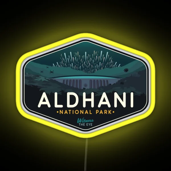Aldhani National Park Witness The Eye RGB Neon Sign