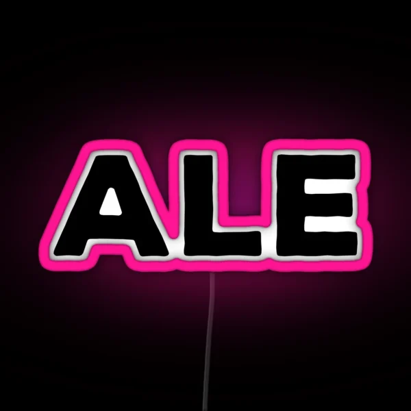 ALE RGB Neon Sign