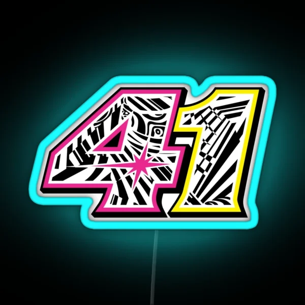 Aleix Espargaro 41 RGB Neon Sign