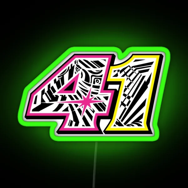 Aleix Espargaro 41 RGB Neon Sign