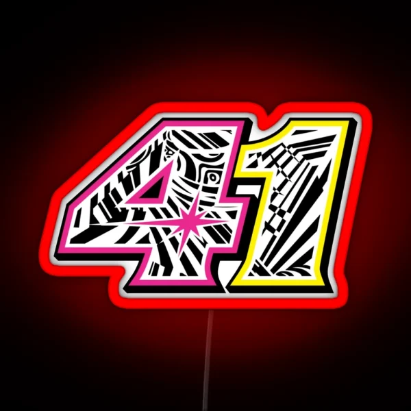 Aleix Espargaro 41 RGB Neon Sign