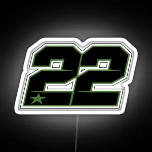 Alex Lowes 22 Race Number RGB Neon Sign