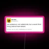 RGB LED Canvas Sign with Alex's Heart Attack The Tweet Quote