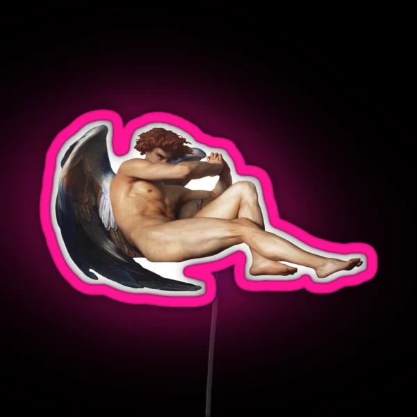 Alexandre Cabanel Fallen Angel RGB Neon Sign
