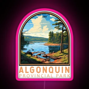 Algonquin Provincial Park Emblem RGB Neon Sign