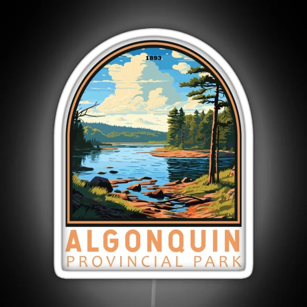 Algonquin Provincial Park Emblem RGB Neon Sign