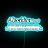 Algorithm Meaning RGB Neon Sign - Image 3