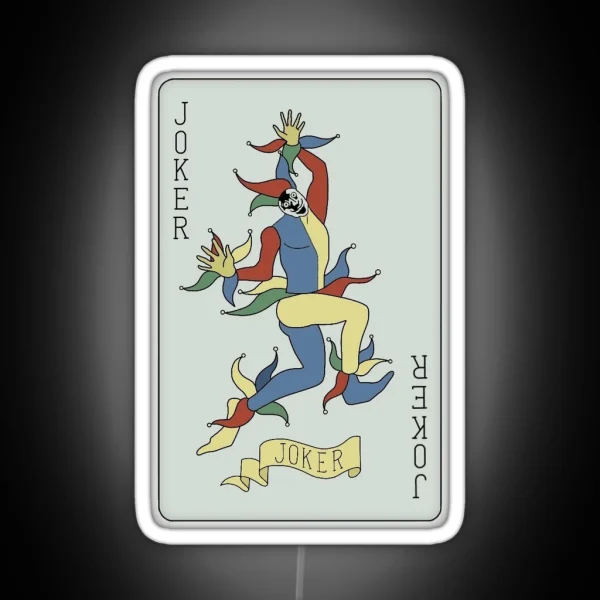 Alice In Borderland Joker Card RGB Neon Sign