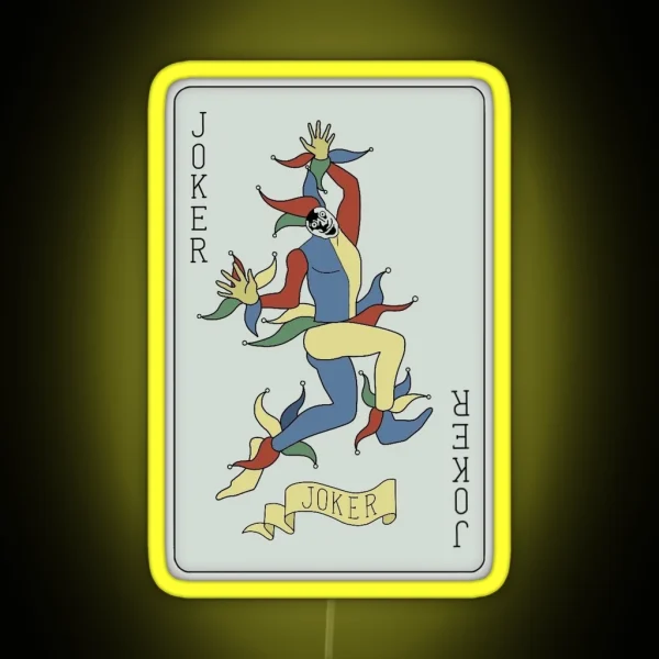Alice In Borderland Joker Card RGB Neon Sign