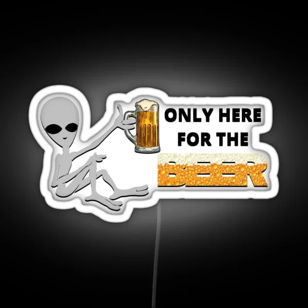 Alien Beer RGB Neon Sign