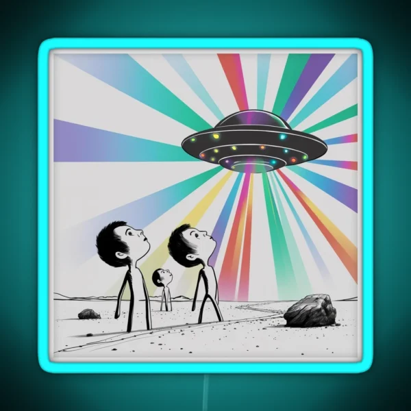 Alien Dawn RGB Neon Sign