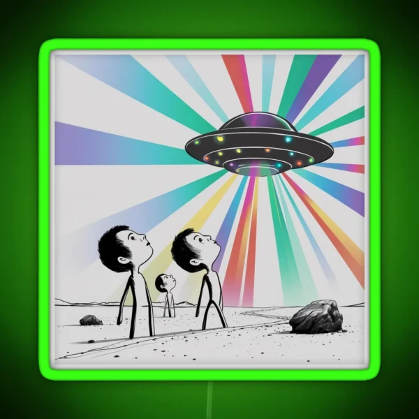 Alien Dawn RGB Neon Sign