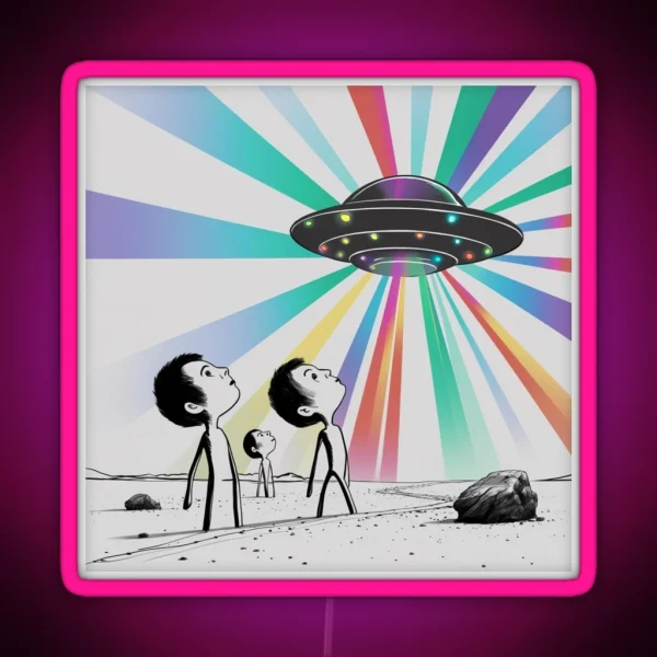 Alien Dawn RGB Neon Sign