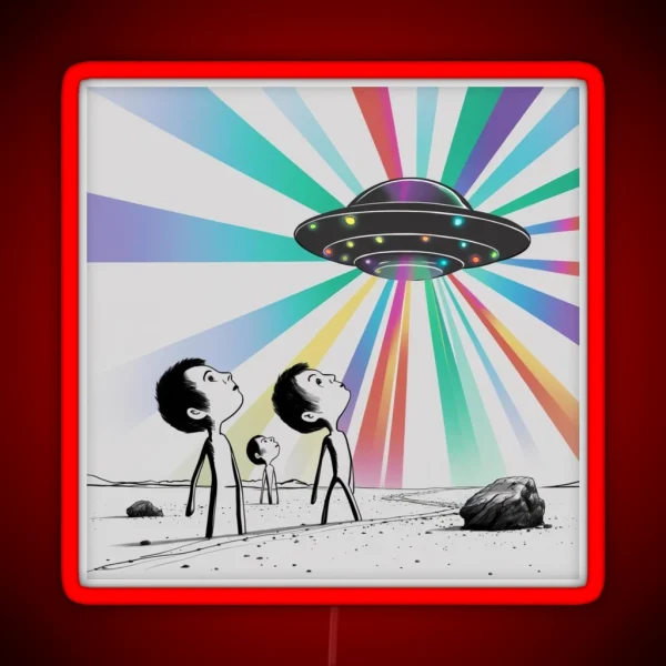 Alien Dawn RGB Neon Sign
