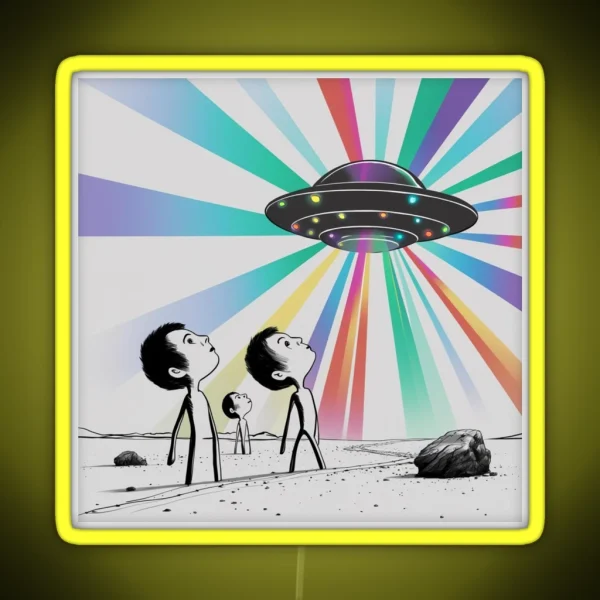 Alien Dawn RGB Neon Sign